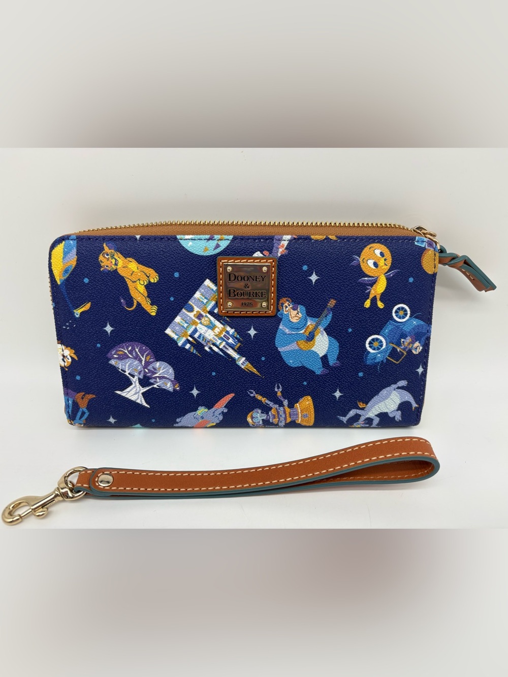 Disney Parks Dooney & Bourke Wristlet Wallet 50th Anniversary Celebration